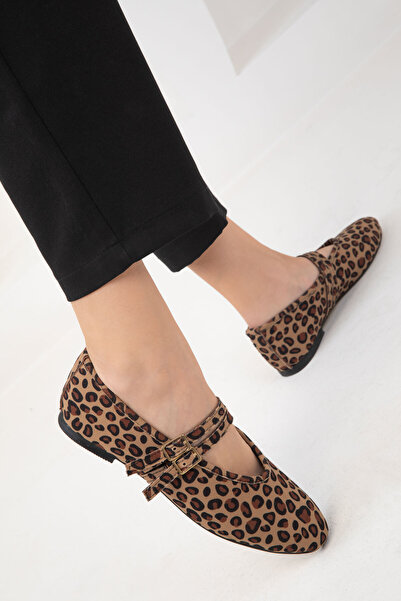 SOHO Leopárdmintás női balerinák – 19937