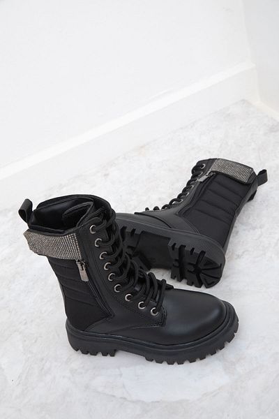 SOHO Dětské černé boty - 19901 Model Bootie