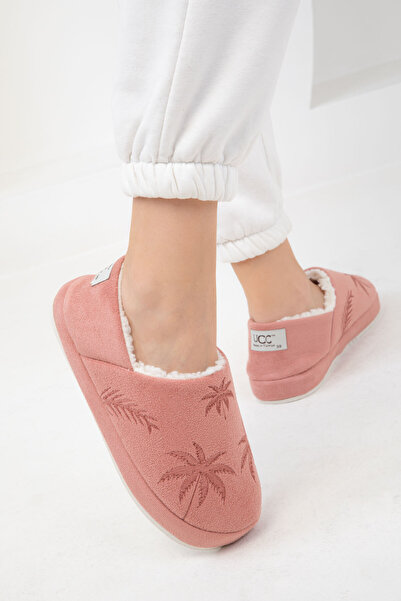 SOHO Dámské domácí boty modelu 19908 v pudrové barvě