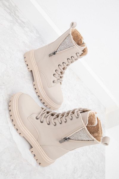 SOHO Beige Kids Boots - 19902 Model