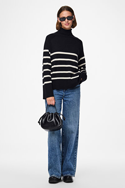 PIECES PCSIA LS - Rollneck Knit Noos BC Model