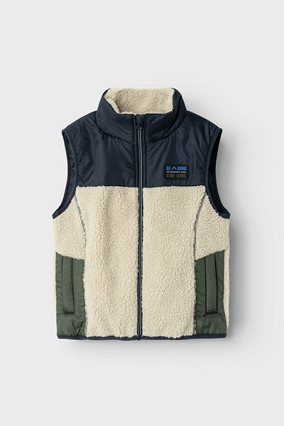 name ıt NKMMALL Teddy-Weste1 – bequemes, kurzärmliges Sweatshirt