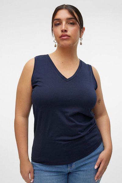 Veromoda Curve VMCMIA SL - V-Ausschnitt JRS Turtle Ball