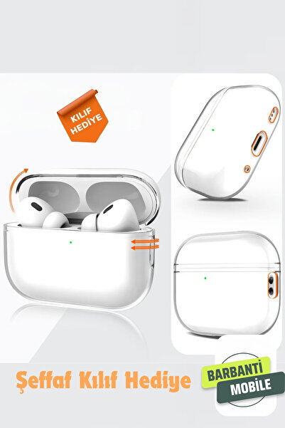 Barbanti Mobile Air Pro 2 Anc Gürültü Engelleyici Bluetooth Kulaklık IOS Android Tüm Telefonlar ile Uyumlu Kulaklık
