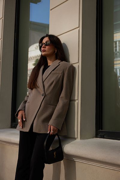 Trendyol Collection Bunda Mink Blazer Twoaw25Bc00011