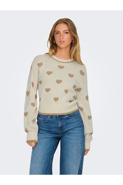 JDY JDYROMANCE L/S JACQ. PULLOVER KNT NOOS 15314768 Birch