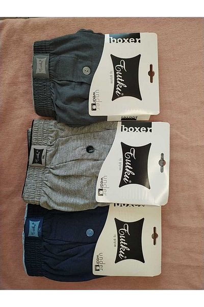 Arafım Butik Men's Boxer Combed Cotton