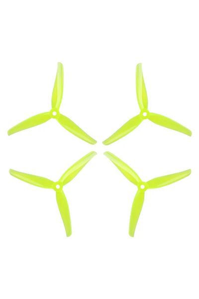 Choice 2pairs F5 yellow 2Pairs IFlight Nazgul F5/5140 5 Inch 3 Blade / Tri-blade Propeller with 5mm Mountin