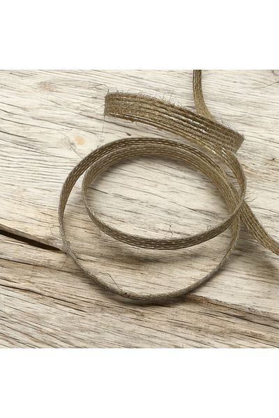 BukiroAtelier Ψάθινη κορδέλα 2 μέτρων - Κορδέλα γιούτα 1 cm 0,5 cm 2 cm