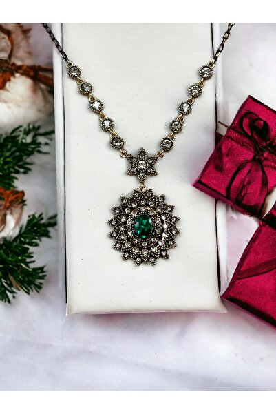 FAYRA ACCESSORIES Kristal Taşlı Gerdanlık Kolye