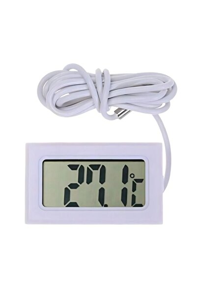efmues Dijital Termometre Pano Tipi TPM-10 Su Geçirmez Problu termometre kablolu ısı ölçer