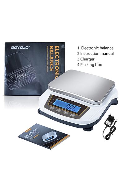 Choice 2000g 0.01g Digital Precision Scale 5kg 0.01g Lab Electronic Balance Backlit Screen Display Jewelry