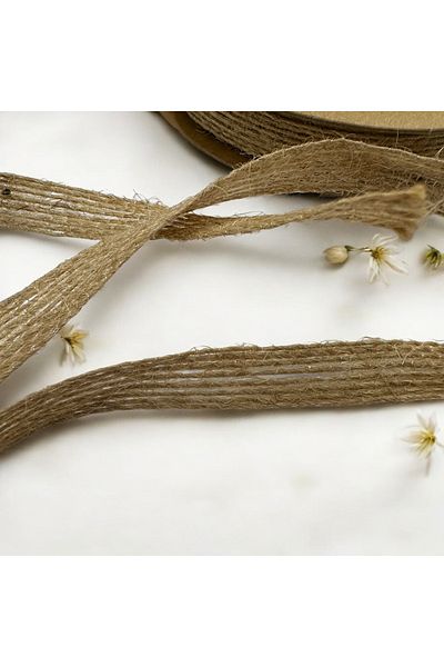 BukiroAtelier 2 Meter Wicker Ribbon - Ribbon Jute 1 cm 0.5 cm 2 cm