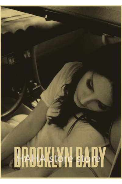 512 STORE Lana Del Rey Retro Müzik İkon Duvar Dekor Tasarım Yüksek Kalite Poster 30x42 Çerçevesiz