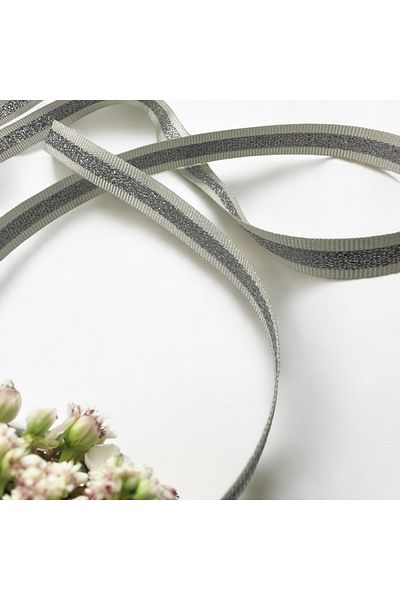 BukiroAtelier Grosgrain Shiny Glitter Ribbon - 2 Meters, 1 cm Glitter Packaging