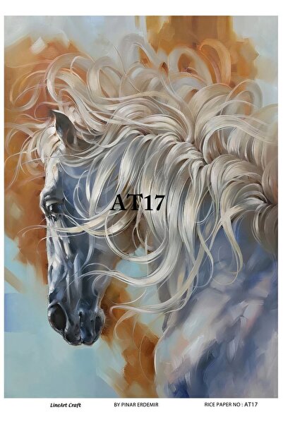 LİNEART Lineart Pirinç Dekopaj Kağıdı No:AT17- 29x42cm