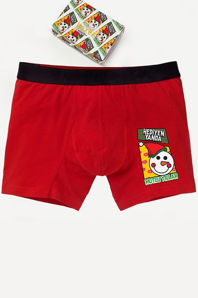 modacix Funny Men's New Year's Boxers
