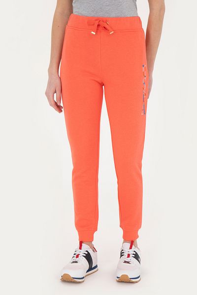 U.S. Polo Assn. Pantaloni de sport pentru femei cu flori de rodie 50283344 -VR039