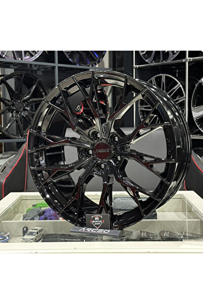 arceo 19 İNÇ 5X112 ARCEO ROMA PİANO BLACK ÖN/ARKA JANT MODELİ (4ADET)
