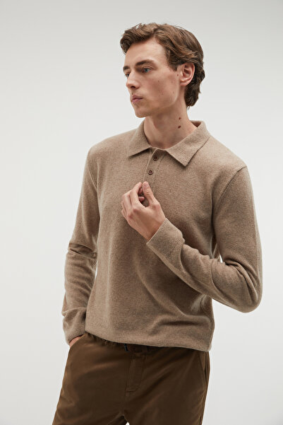 Mudo Polo Collar Wool Sweater