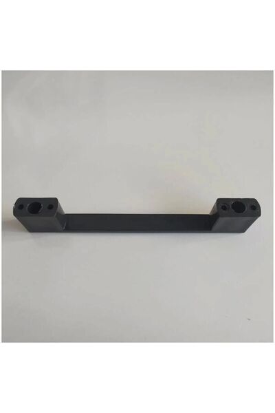 EMSALtasarım Köprü Modern Llya Dolap Çekmece Kulplar 128 Mm Siyah Sert Polimer Kırılmaz Kulp