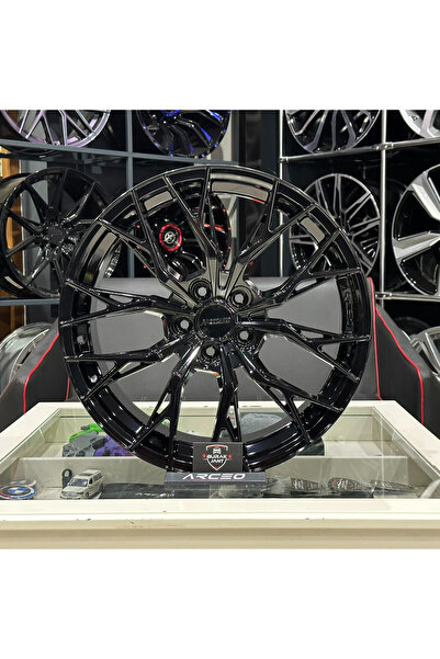 arceo 19 İNÇ 5X112 ARCEO ROMA PİANO BLACK ÖN/ARKA JANT MODELİ (4ADET)