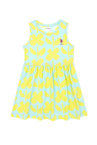 U.S. Polo Assn. Girl's Mint Knitted Dress 50283338 -Vr090
