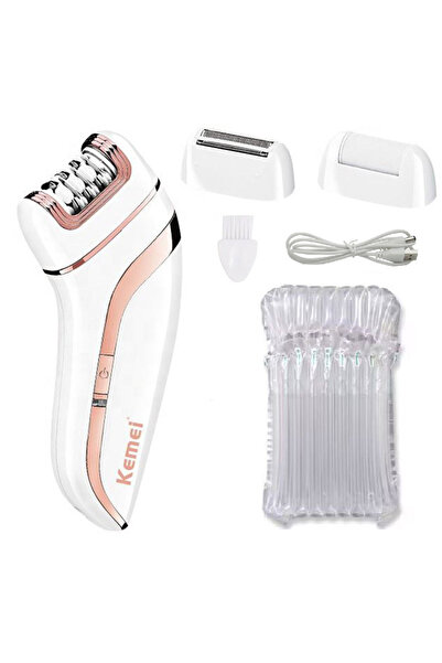 Kemei آلة إزالة الشعر الكهربائية للنساء لإزالة شعر الوجه؟ الجسم؟ الساق؟ البكي...