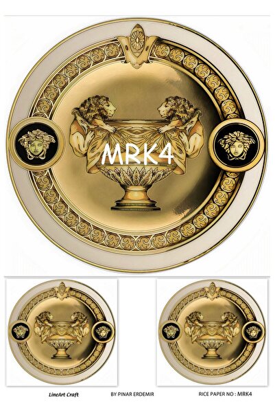 LİNEART ورق ديكوباج نحاسي Lineart رقم: MRK04 - 29x42 سم