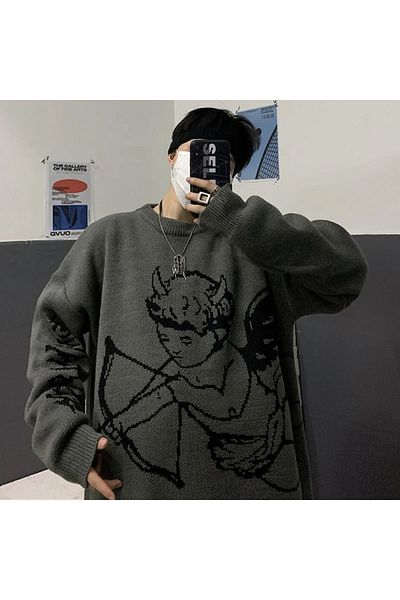 Oldeys Eros Smoked Oversize Touz Sweater - Chouze