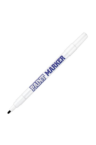 Bigpoint Black Round Tip Paint Marker - Industrial Level Permanence, Fine Tip Ink Pen