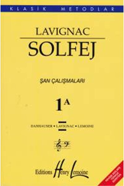 İthaki Yayınları Lavıgnac Solfej 1A Şan Çalışmaları