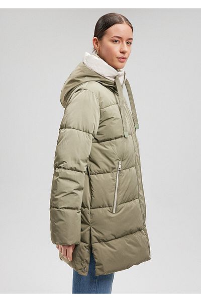 Mavi Khaki Puffer Jacket s kapucí 1110150 -71818
