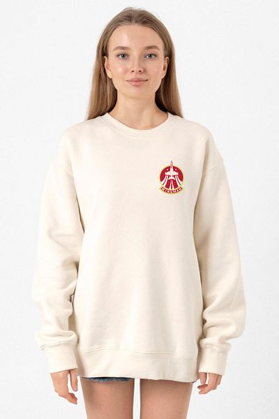 Tshirthane Top Gun Wingman Ecru Women's 2Ip Sweatshirt