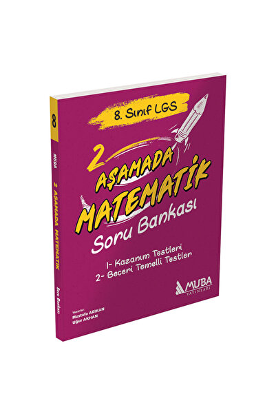 Muba Yayınları 1415 - 8.Sınıf 2 Aşamada Matematik Soru Bankası