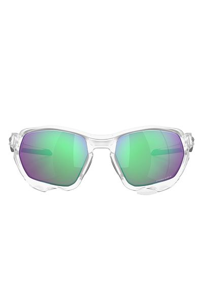 Oakley بلوط 9019 901916   59 نظارة شمسية شفافة هندسية عاكسة للضوء من البلازما