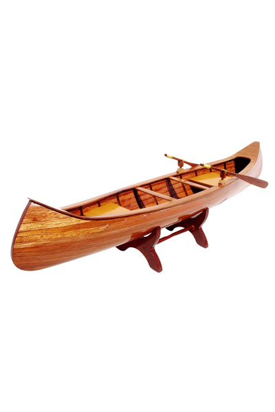 ITSOLD Traditional Wooden Model Collectible Native American Native American Canoe