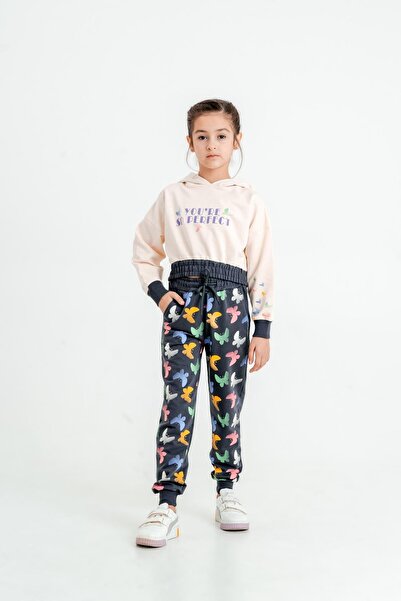 Mışıl Kids You're So Perfect με τύπωμα με κουκούλα Σετ αθλητικής φόρμας για κ...