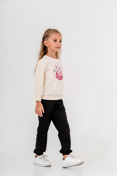 Mışıl Kids ALL I SEE IS MAGIC - Set de trening pentru fete, cu imprimeu și de...