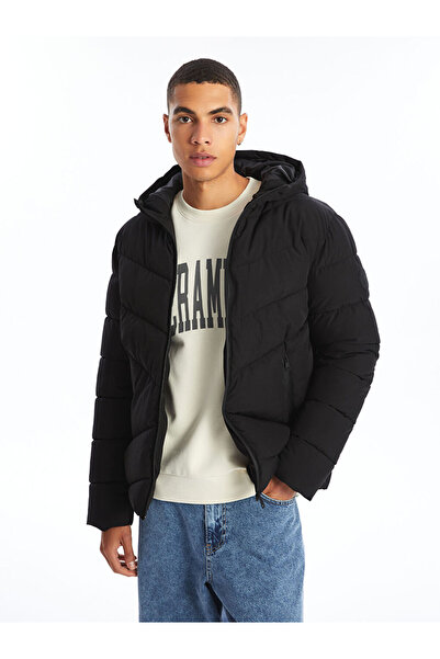 LC Waikiki Standard Mold Hooded Men's Puffer Coat