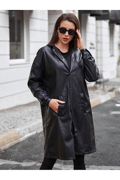 SERBA Leather Hooded Fleto Pocket Wide Mold Pardes