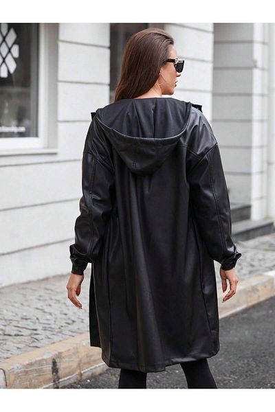 SERBA Leather Hooded Fleto Pocket Wide Mold Pardes