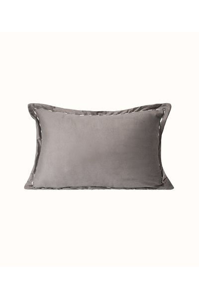 Koza Home 30X50 5016 Model Ibiza Anthracite Velvet Pillow