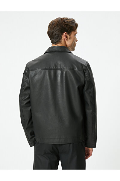 Koton Men's Adult Anthracite Jacket - 5Wam20114Hw