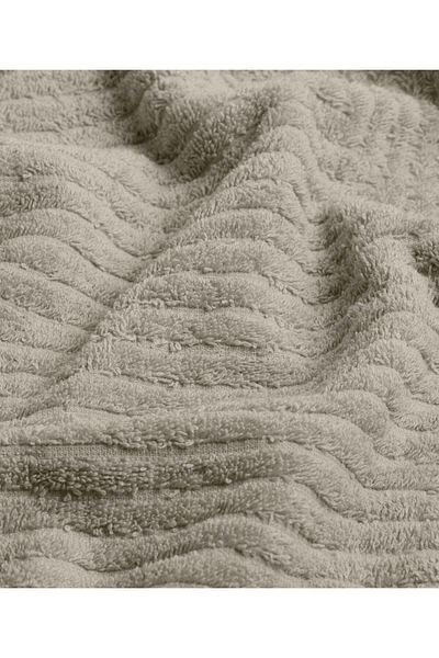 Koza Home Likya Mink 2-Piece Dowry Towel Set - 100% Cotton, Plain Striped Jacquard 1036a
