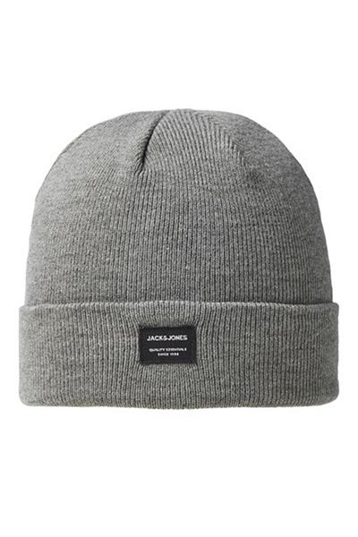 Jack & Jones JACDNA BEANIE NOOS GRAY