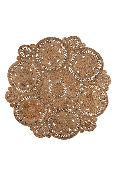 Koza Halı Natura El Dokuma Jüt Bohem Tarz Otantik Salon Oturma Odası Koridor Yatak Odası Natural Halı 00004a