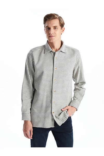 LC Waikiki Comfortable Fit Long Sleeve Plaid Men's Lumberjack Shirt