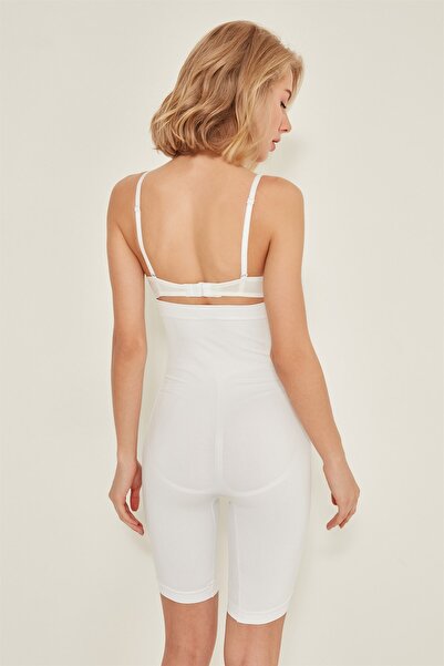 C&City C12006 hosszú lábú fűző fehér