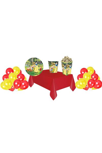 CANSIN Cotton Princess Birthday Set for 8 Persons